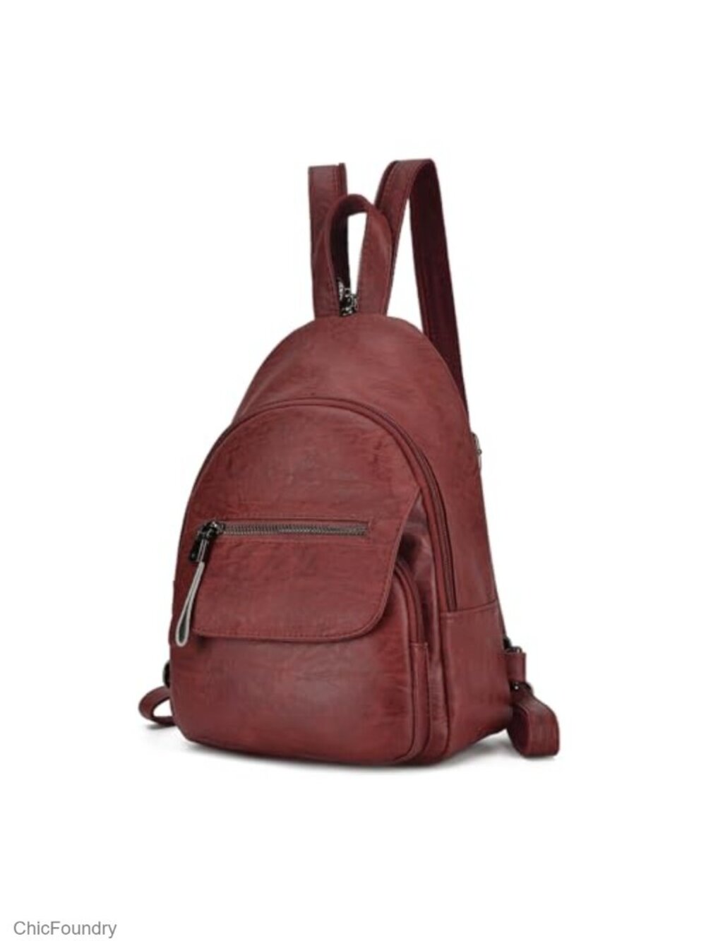 Convertible Sling Backpack Purse Women Anti Theft Travel Daypack Faux Leather